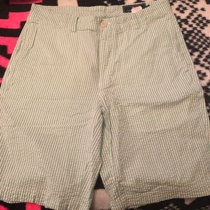 Vineyard Vines Seersucker Shorts - Green